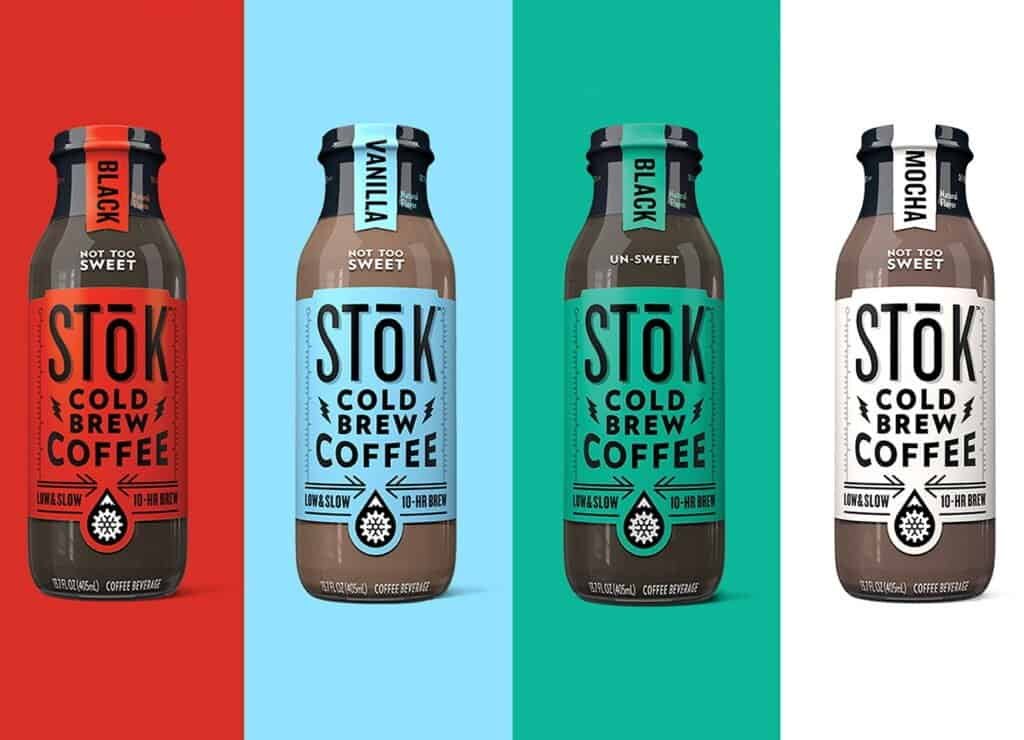 caffeine in stok cold brew coffee